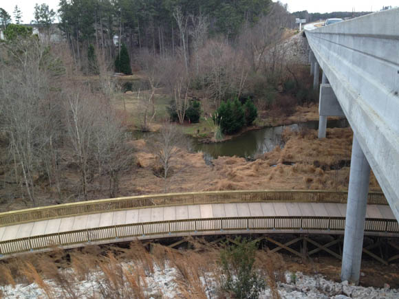 Section of Black Creek Greenway, Cary NC